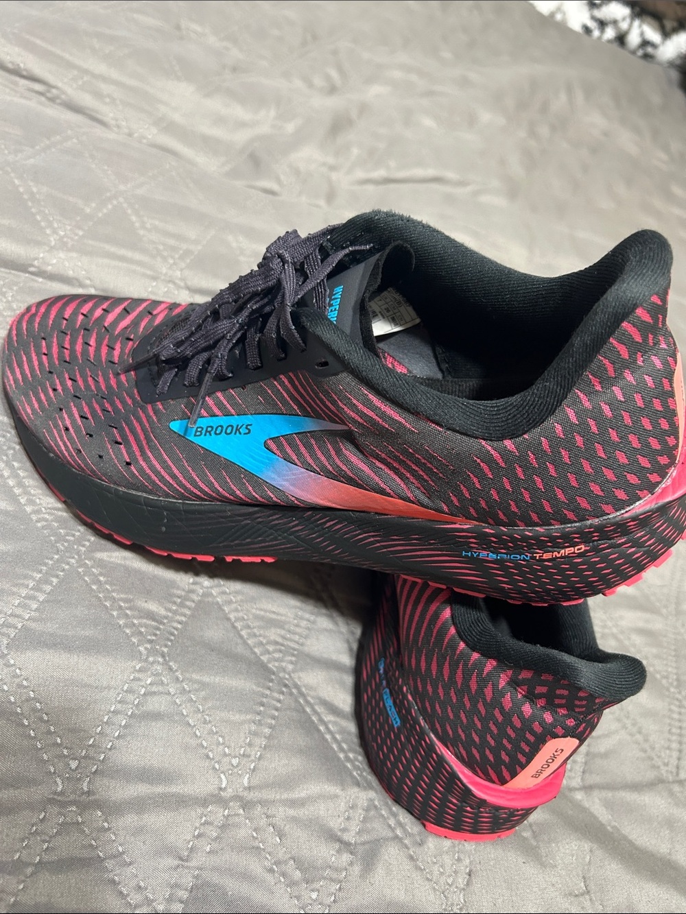 Brooks Women's Running Shoes - Black, Pink & Blue